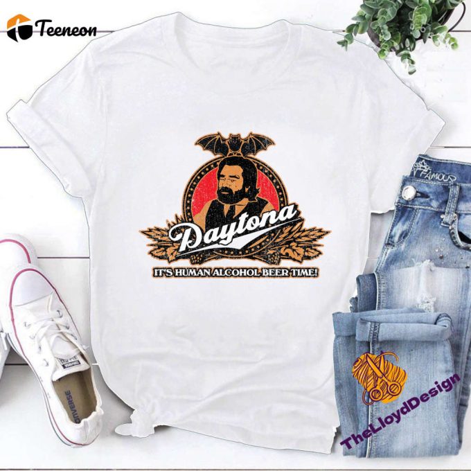 Jackie Daytona T-Shirt - Human Alcohol Beer Time Vintage Shirt &Amp;Amp; Gift For Fans 1