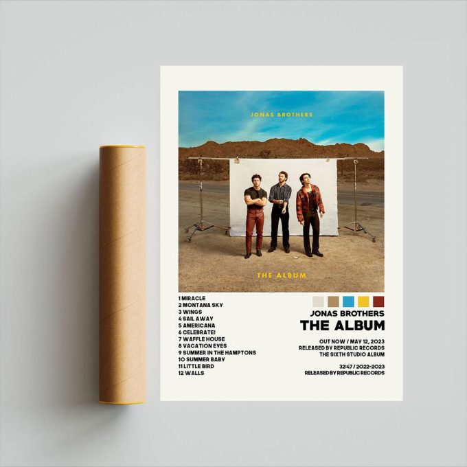 Jonas Brothers Poster For Home Decor Gifts, The Album Poster For Home Decor Gift 2