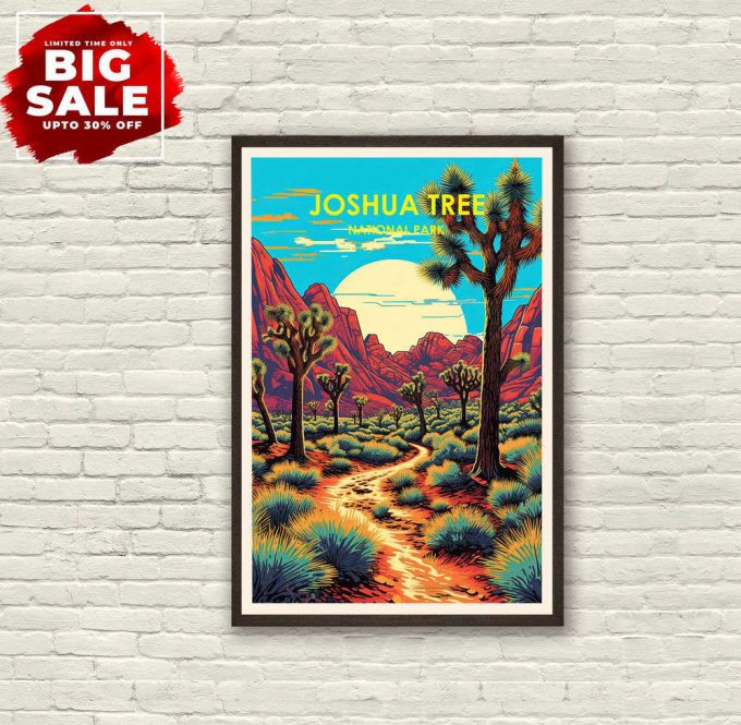 Joshua Tree National Park Poster For Home Decor Gift, Joshua Tree Poster For Home Decor Gift 2