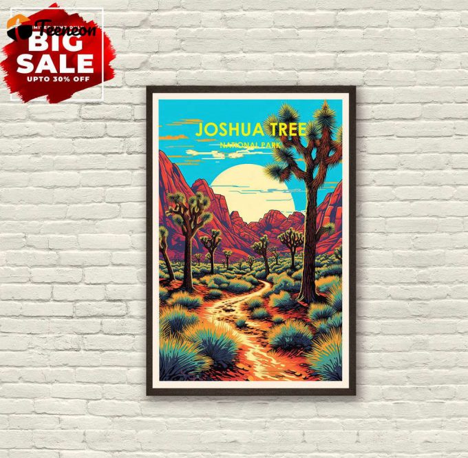 Joshua Tree National Park Poster For Home Decor Gift, Joshua Tree Poster For Home Decor Gift 1