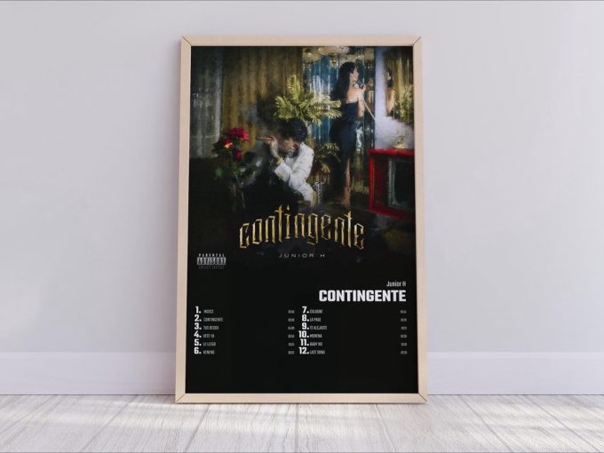 Junior H – Contingente | Album Cover Poster For Home Decor Gift For Home Wall Art