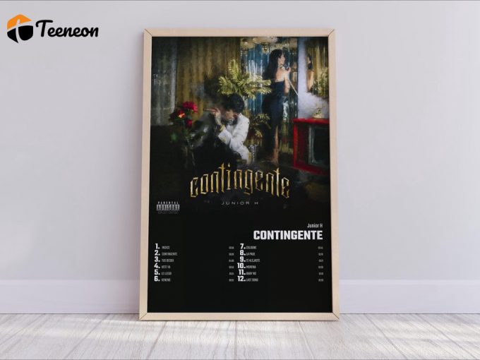 Junior H – Contingente | Album Cover Poster For Home Decor Gift For Home Wall Art