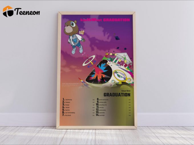 Kanye West – Graduation | Album Cover Poster For Home Decor Gift For Home Wall Art