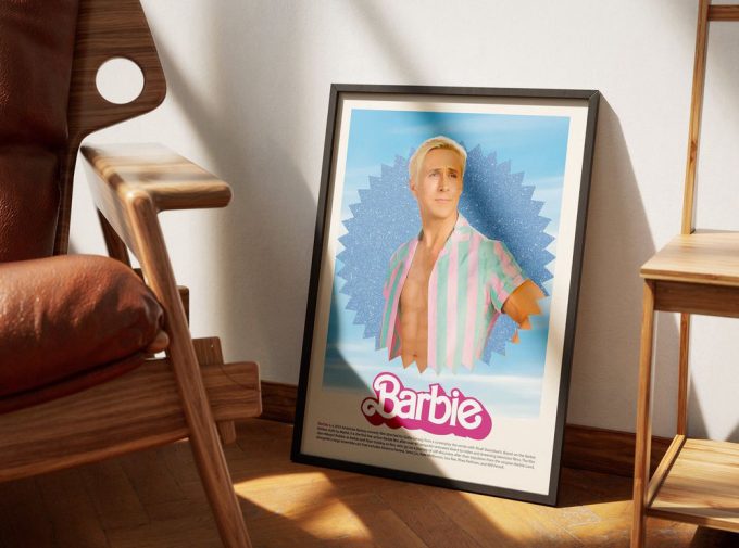 Ken, Barbie Girl, Barbie The Movie Poster For Home Decor Gift, Barbie 2023 Movie Poster For Home Decor Gift 3