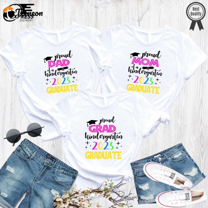 Personalized Kindergarten Graduation Shirt - Celebrate The Family Graduation Together 1