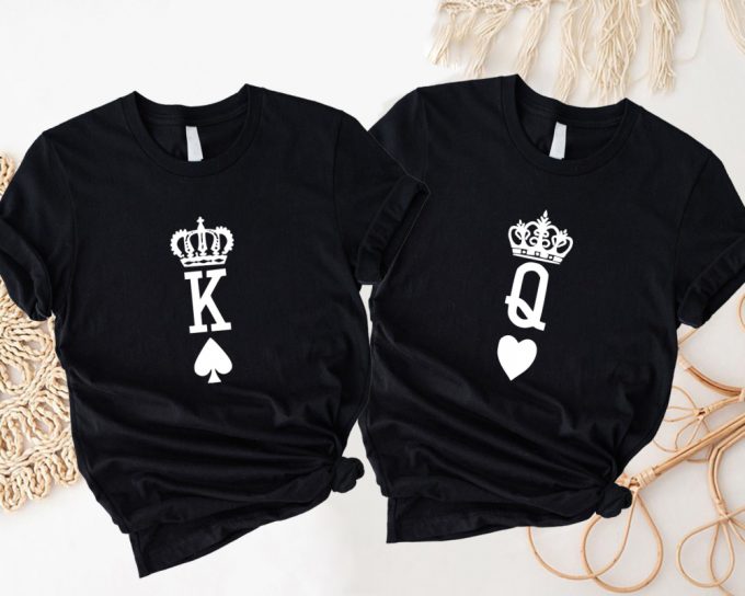 King And Queen Matching Shirts - Couples Christmas &Amp; Valentine S Day Tshirts 2