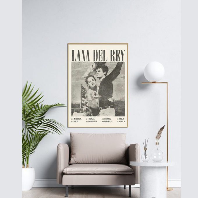 Lana Del Rey Poster For Home Decor Gift, Music Poster For Home Decor Gift, 3