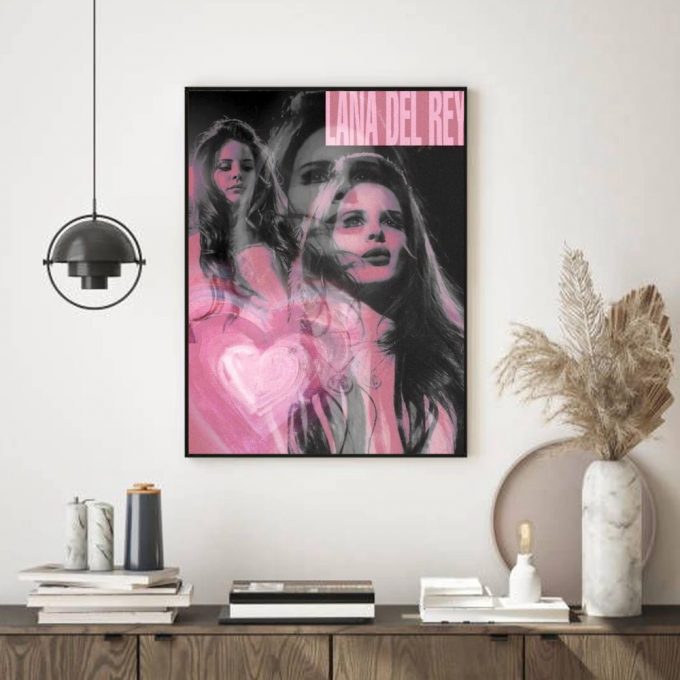 Lana Del Rey Poster For Home Decor Gift, Vintage Music Poster For Home Decor Gift 2