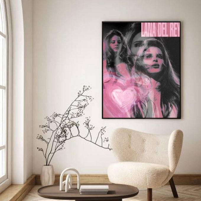 Lana Del Rey Poster For Home Decor Gift, Vintage Music Poster For Home Decor Gift 3