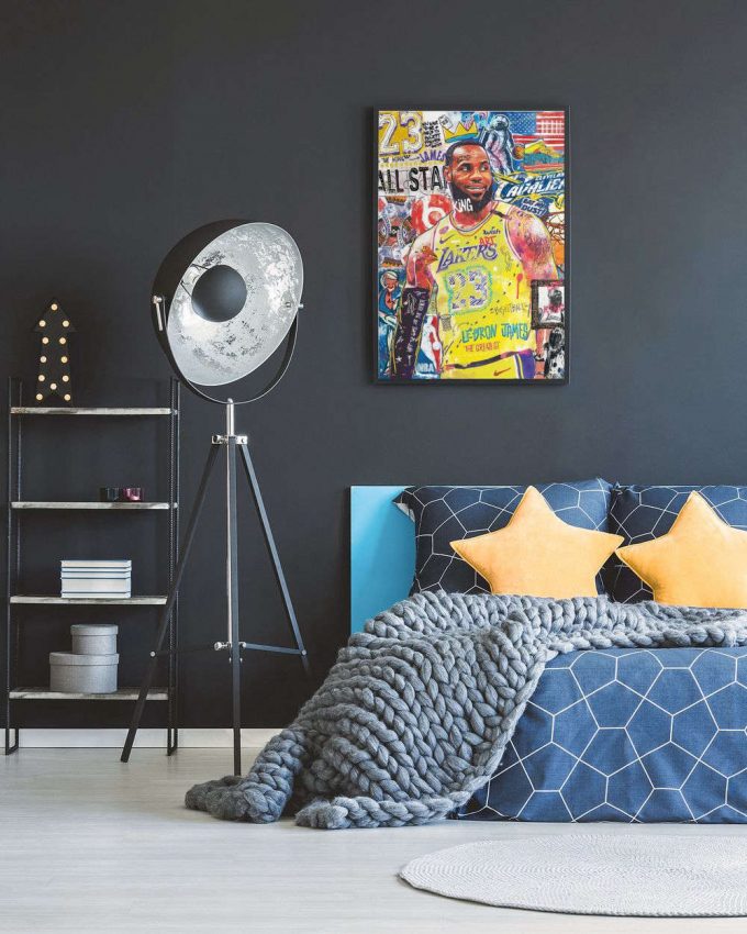 Lebron James Poster For Home Decor Gift, Gift For Boyfriend 4