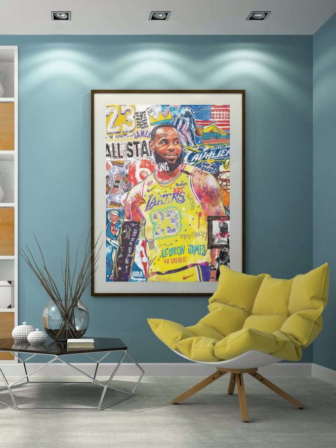 Lebron James Poster For Home Decor Gift, Gift For Boyfriend 5