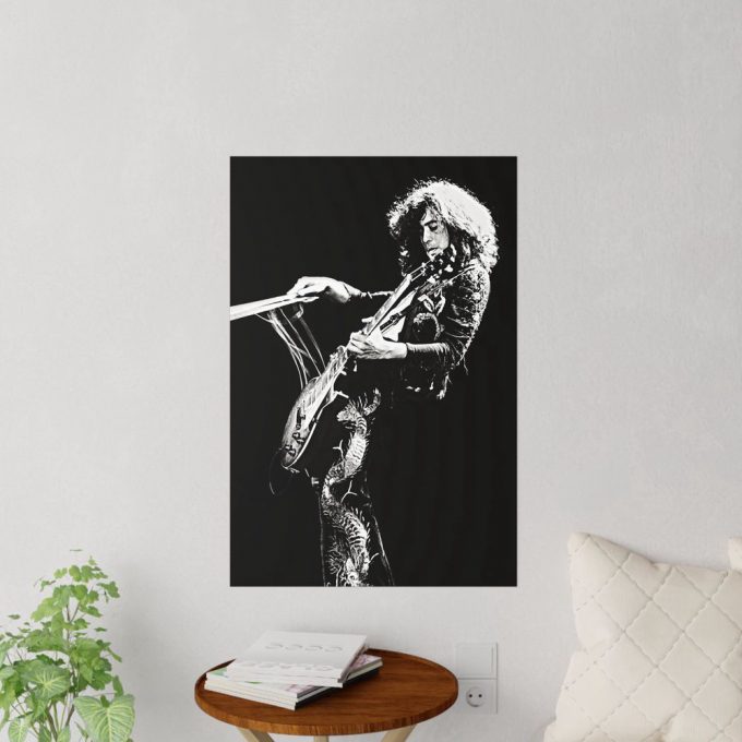 Led Zpelin, Jimmy Page On Stage, Dazed And Confused Poster For Home Decor Gift 2