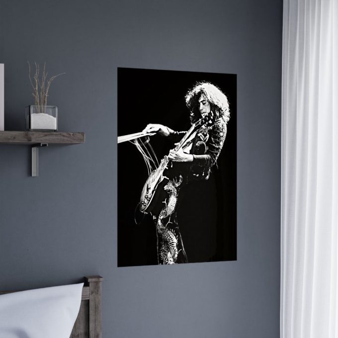 Led Zpelin, Jimmy Page On Stage, Dazed And Confused Poster For Home Decor Gift 3