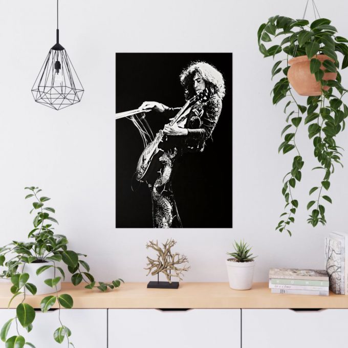 Led Zpelin, Jimmy Page On Stage, Dazed And Confused Poster For Home Decor Gift 6