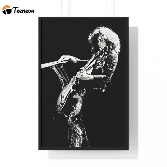Led Zpelin, Jimmy Page On Stage, Dazed And Confused Poster For Home Decor Gift 1