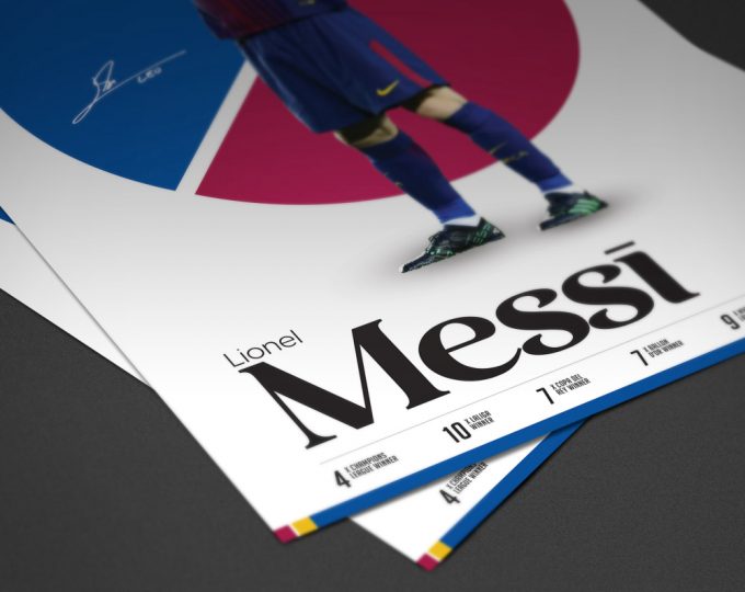 Leo Messi Poster, Lionel Messi Football, Soccer Gifts, Sports Poster, Football Player Poster, Soccer Wall Art, Sports Bedroom Posters 4