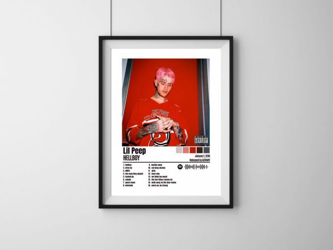 Lil Peep Poster For Home Decor Gift | Hellboy Poster For Home Decor Gift | Album Cover Poster For Home Decor Gift 2