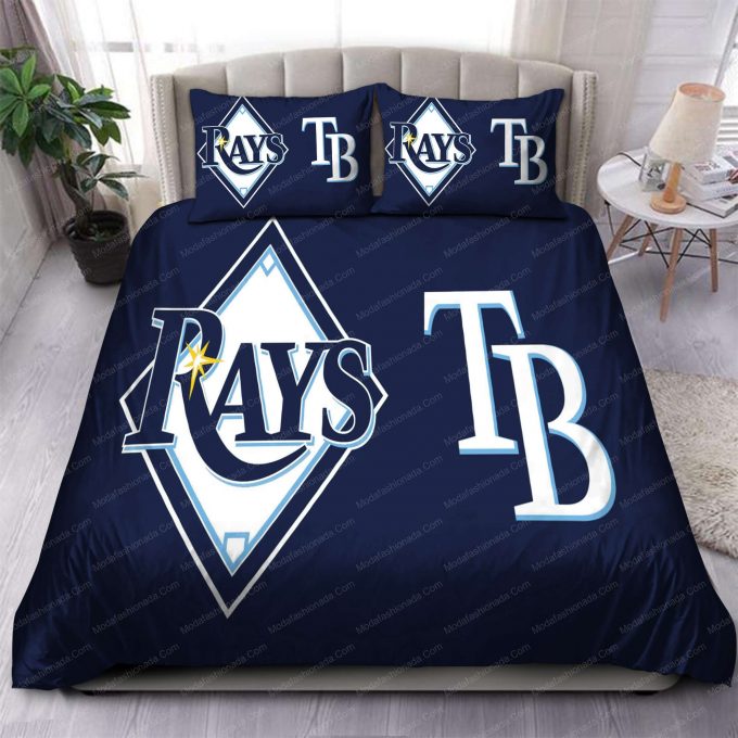 Official Tampa Bay Rays Logo Bedding Set Gift For Fans - Perfect Gift For Fans! Shop Now 1