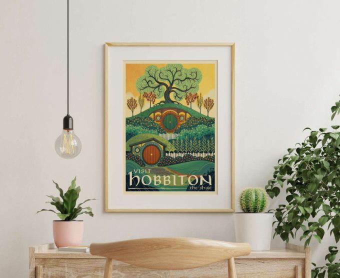 Lord Of The Rings Hobbiton Art Poster For Home Decor Gift 3