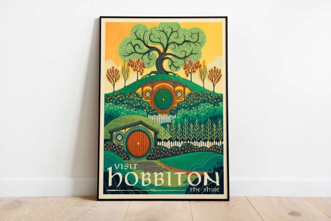 Lord Of The Rings Hobbiton Art Poster For Home Decor Gift 4