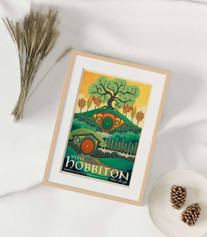 Lord Of The Rings Hobbiton Art Poster For Home Decor Gift 5