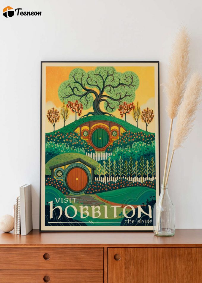 Lord Of The Rings Hobbiton Art Poster For Home Decor Gift 1