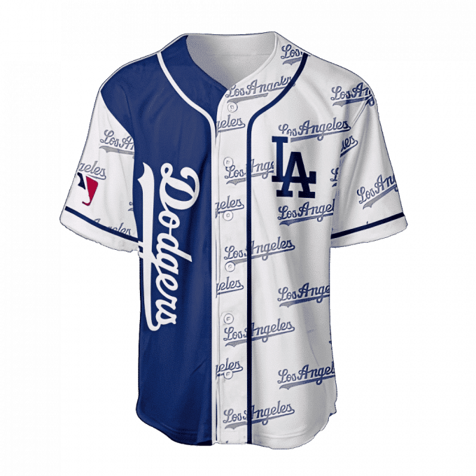 Los Angeles Dodgers Mlb Baseball Jersey Shirt Custom Name &Amp; Number 2