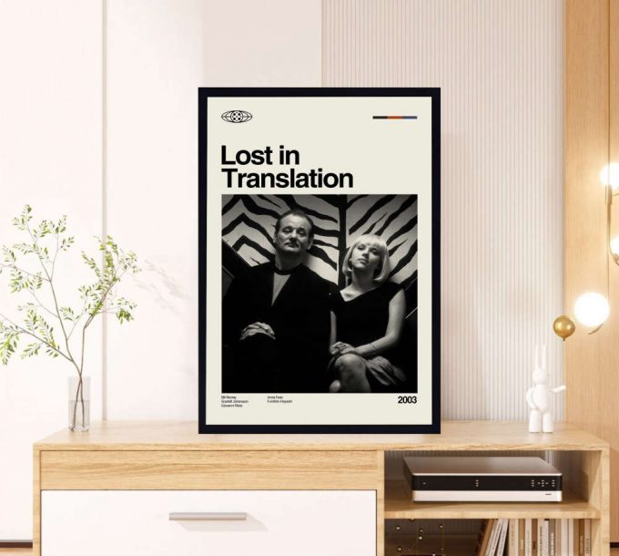 Lost In Translation Poster For Home Decor Gift - Bill Murray Film - Minimalist Poster For Home Decor Gift - Retro Movie Poster For Home Decor Gift - Vintage Inspired - Midcentury Art - Gifts For Him 3