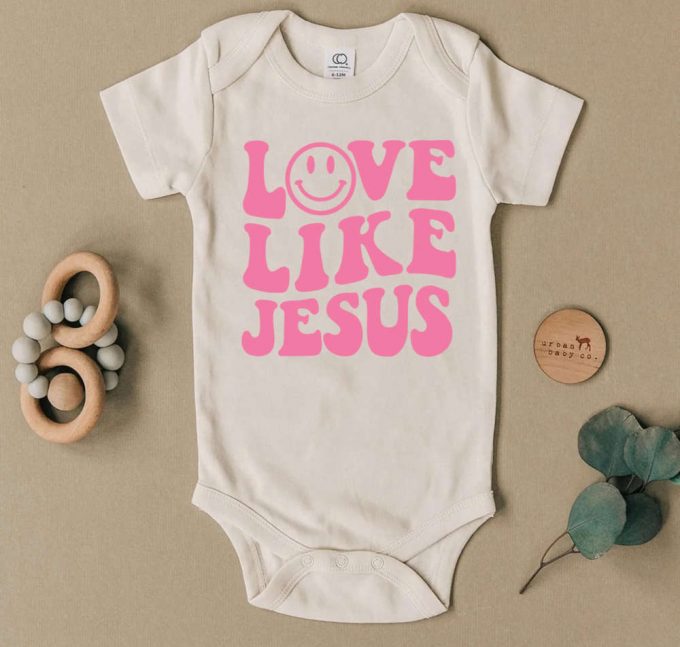 Love Like Jesus Shirt: Christian Valentine &Amp; Bible Verse Religious Tee 3