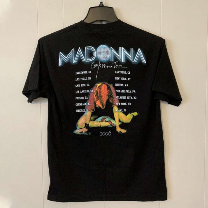 Madonna Confesion Tour 2006 T-Shirt: Iconic Pop Music Shirt 3