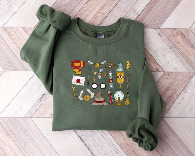 Magic Sweatshirt,Magic House Sweater,Nerd Sweater,Book Worm Sweater,Sweater,Fantasy Sweater,School Sweat,Vacation Sweat 2