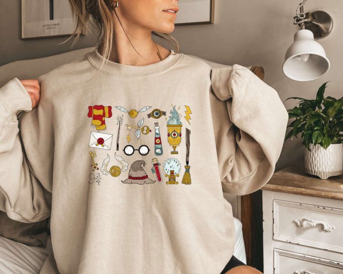 Magic Sweatshirt,Magic House Sweater,Nerd Sweater,Book Worm Sweater,Sweater,Fantasy Sweater,School Sweat,Vacation Sweat 3