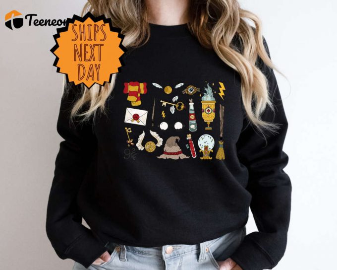 Magic Sweatshirt,Magic House Sweater,Nerd Sweater,Book Worm Sweater,Sweater,Fantasy Sweater,School Sweat,Vacation Sweat 1