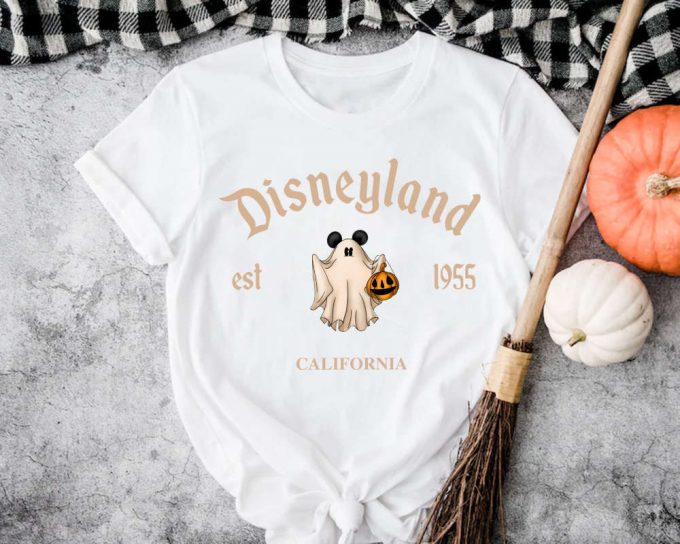 Disney S Magical Land Halloween Sweatshirt: Spooky Mickey &Amp; Ghost Design – Perfect For Your Halloween Trip! 2