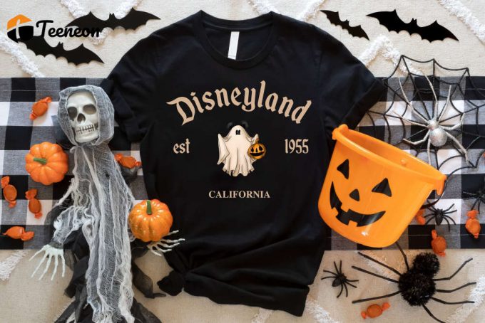 Disney S Magical Land Halloween Sweatshirt: Spooky Mickey &Amp;Amp; Ghost Design – Perfect For Your Halloween Trip! 1