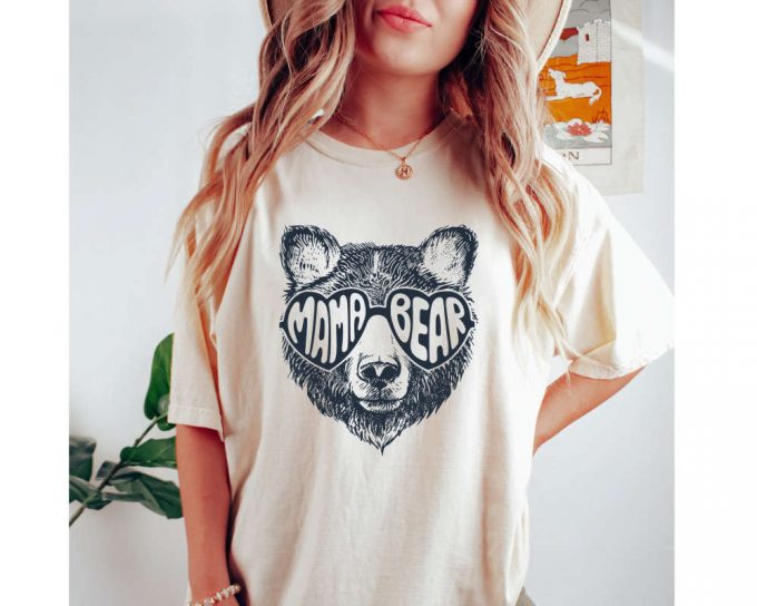 Mama Bear Shirt, Floral Mama Bear Shirt, Cute Mom Shirt, Mom-Life Shirt, Mother'S Day Gift, Gift For Mothers Shirt, Mother'S Day Shirt 2