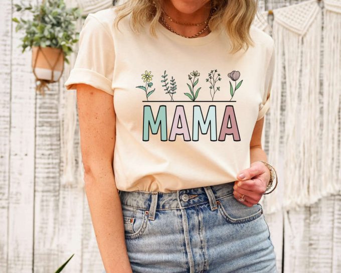 Mama Floral Shirt: Retro &Amp; Stylish Mom T-Shirt For Mother S Day – Trendy Gift For Moms!