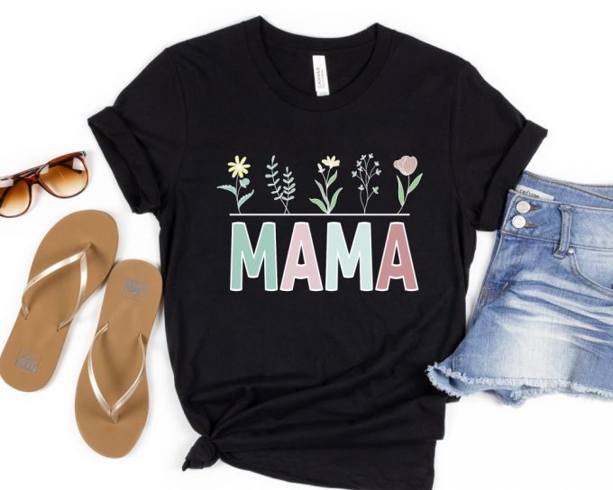 Mama Floral Shirt: Retro &Amp; Stylish Mom T-Shirt For Mother S Day – Trendy Gift For Moms!