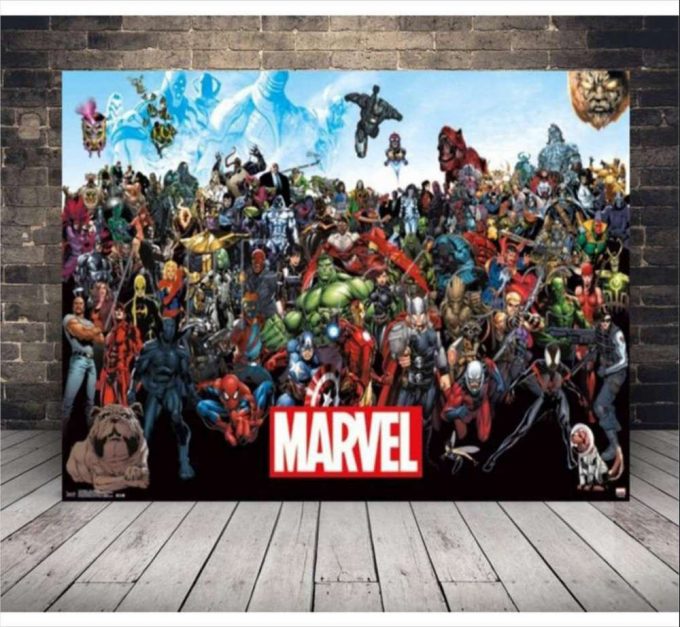 Marvel Universe All Super Heros Poster For Home Decor Gift For Home Decor Gift 2