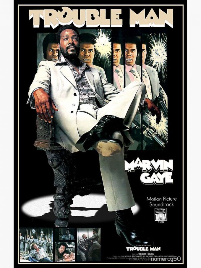 Marvin Gaye &Quot;Trouble Man&Quot; D-9 Poster For Home Decor Gift Premium Matte Vertical Poster For Home Decor Gift 2