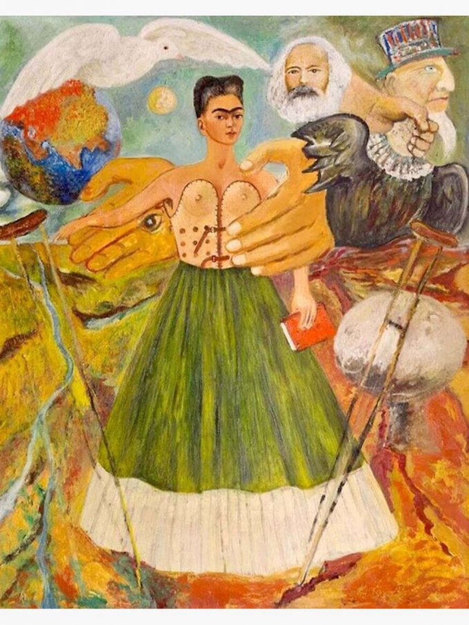 Marxism Will Give Health To The Sick By Frida Kahlo Premium Matte Vertical Poster For Home Decor Gift 2