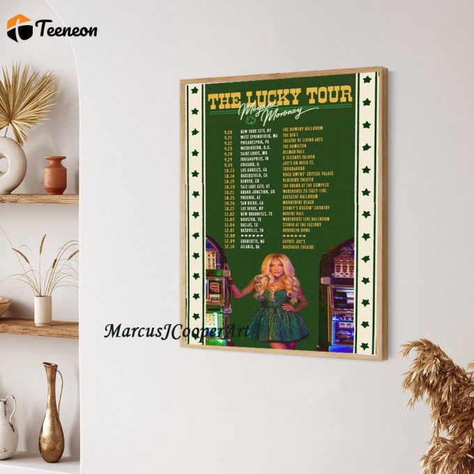 Megan Moroney The Lucky Tour Poster For Home Decor Gift 1