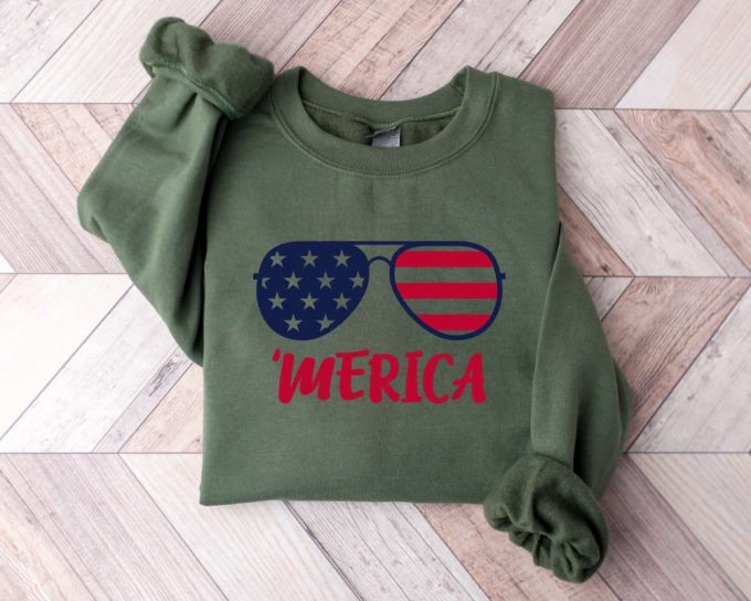 Merica Shirt, 4Th Of July Sweatshirt,Freedom Sweater,Independence Day Sweatshirt,Fourth Of July Sweater,Patriotic Family Sweater,Usa Sweater 2