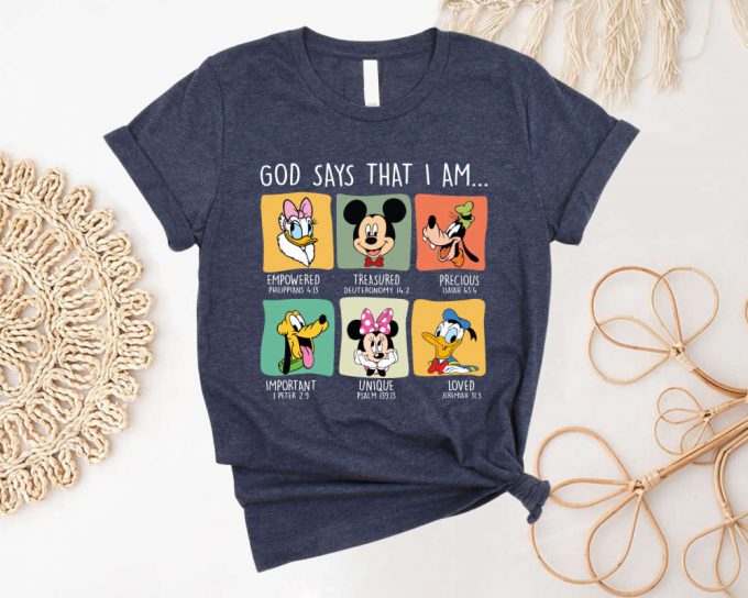 Disney Mickey And Friends God Says Funny Trip Shirt - Epcot Disneyland - Minnie Mickey Disney Shirt 4