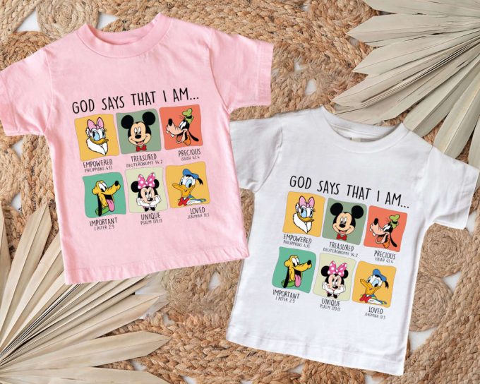 Disney Mickey And Friends God Says Funny Trip Shirt - Epcot Disneyland - Minnie Mickey Disney Shirt 5