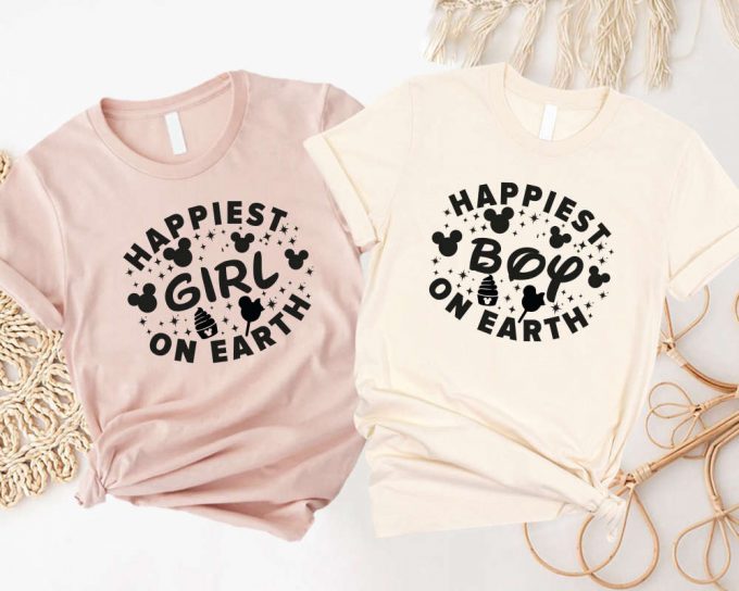 Disney Family Shirts: Mickey &Amp; Minnie Happiest Parents On Earth Wdw &Amp; Friends Theme Park Shirt 2