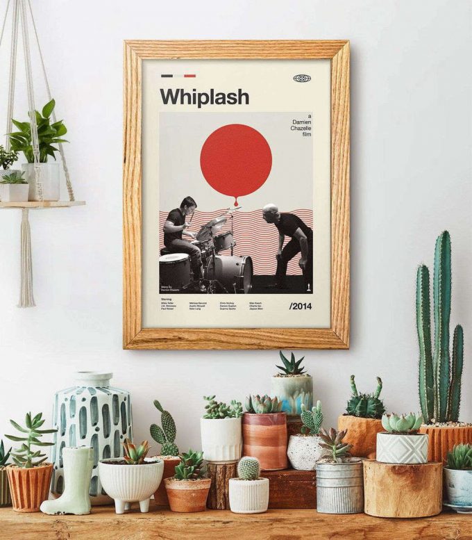 Mid Century Modern Whiplash Poster For Home Decor Gifts, Retro Movie Print, Modern Vintage Movie Poster For Home Decor Gift 4