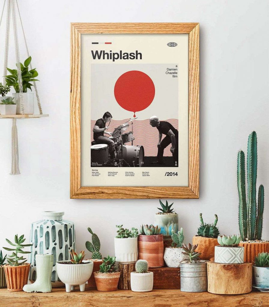 Mid Century Modern Whiplash Poster For Home Decor Gifts, Retro Movie Print, Modern Vintage Movie Poster For Home Decor Gift 11