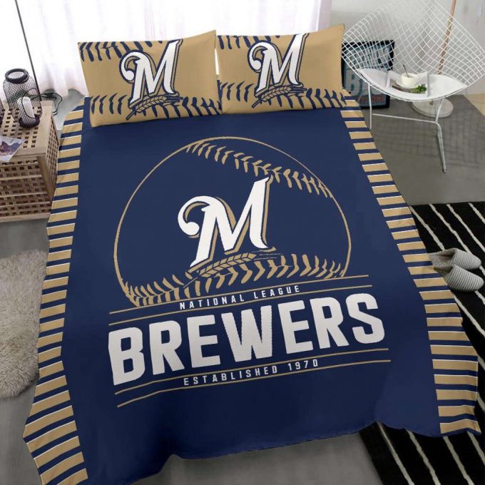 Ultimate Milwaukee Brewers Bedding Set Gift For Fans: Perfect Gift For Fans! 1