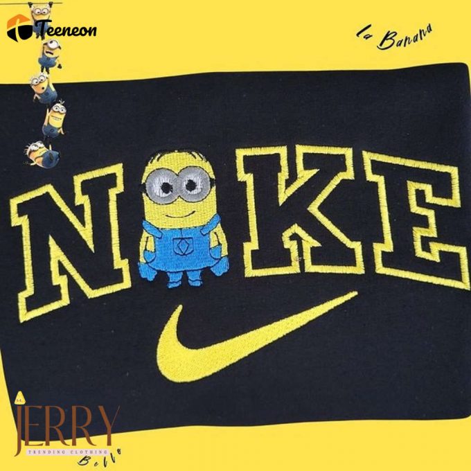 Minion Nike Embroidered Sweatshirt 1